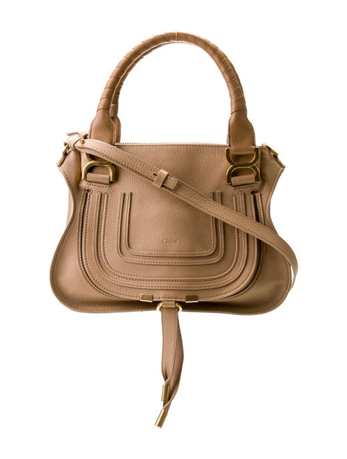 Chloé Leather Marcie Double Carry Bag Small