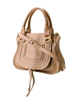 Chloé Leather Marcie Double Carry Bag Small