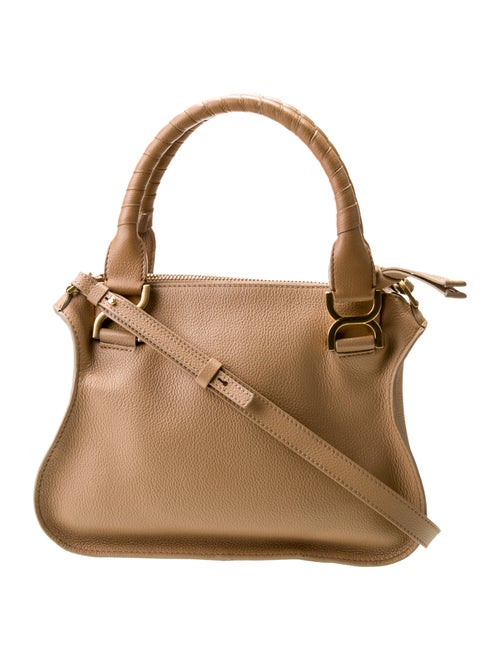 Chloé Leather Marcie Double Carry Bag Small