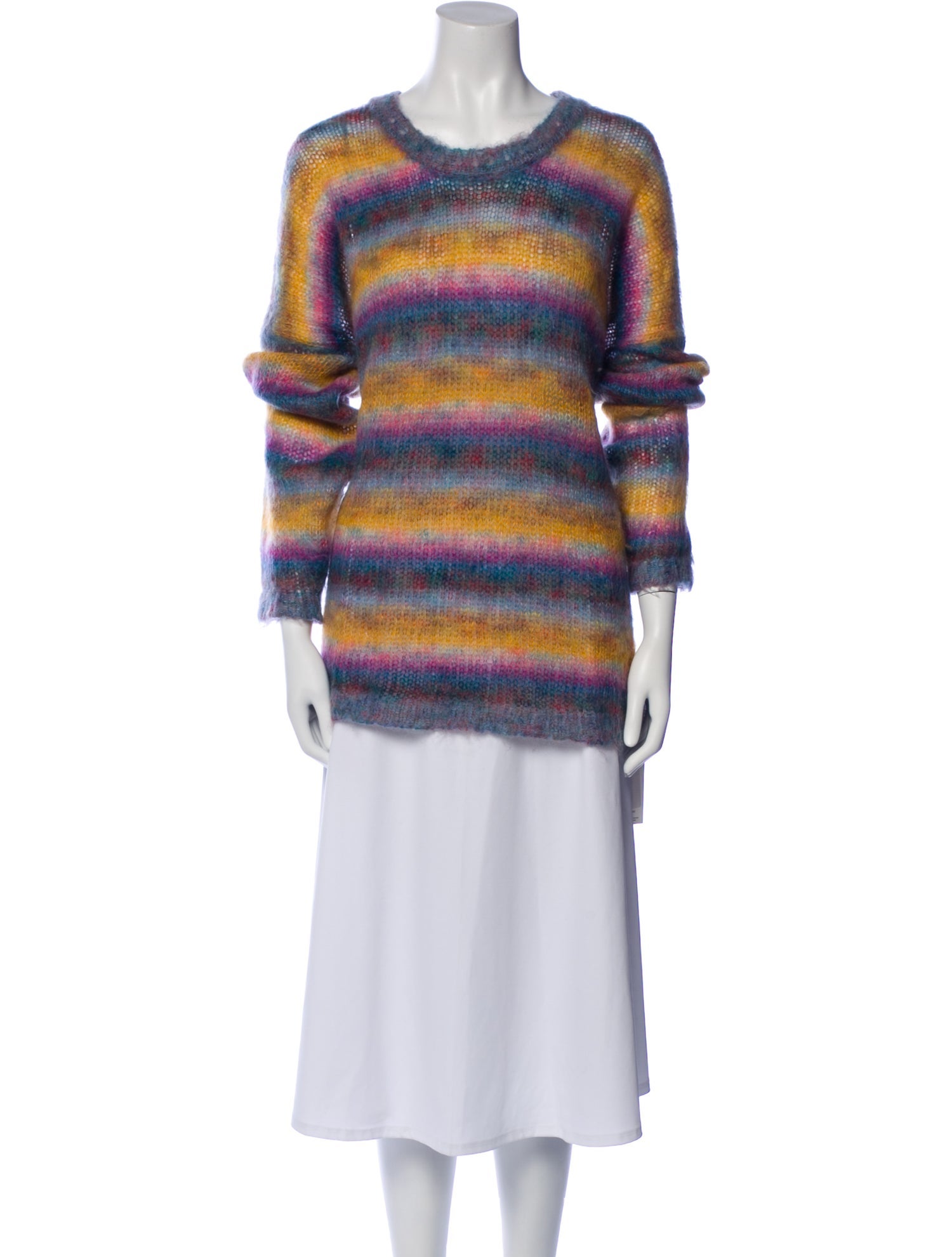 Chloé Mohair Striped Sweater