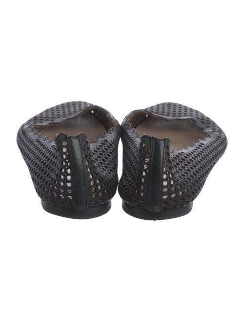 Chloé Leather Lasercut Accents Flats