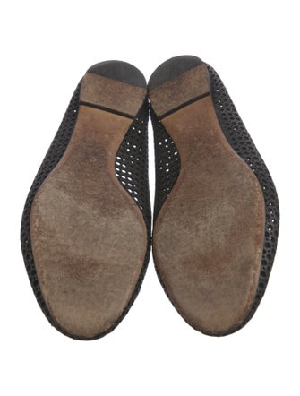 Chloé Leather Lasercut Accents Flats