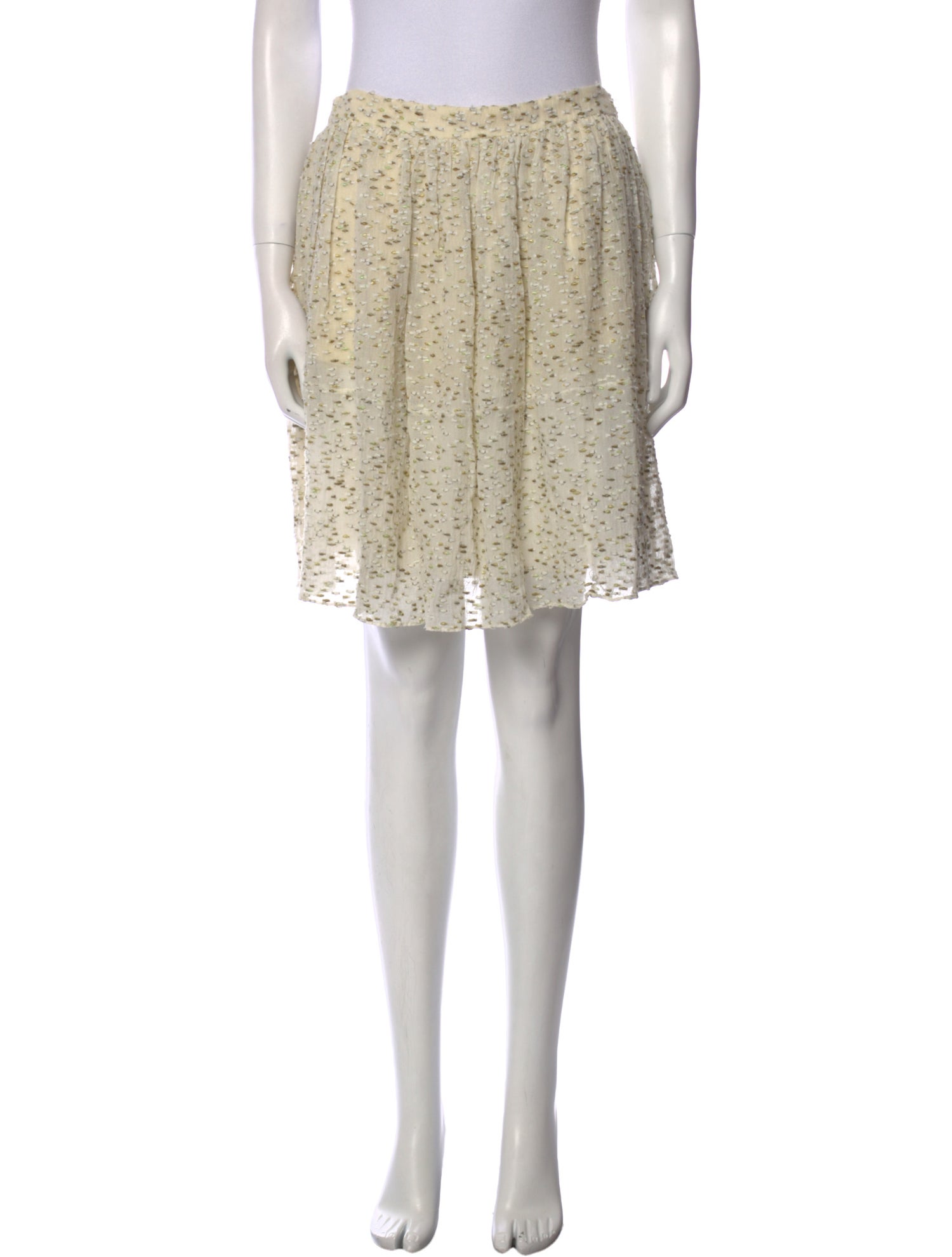 Chloé Silk Knee-Length Skirt