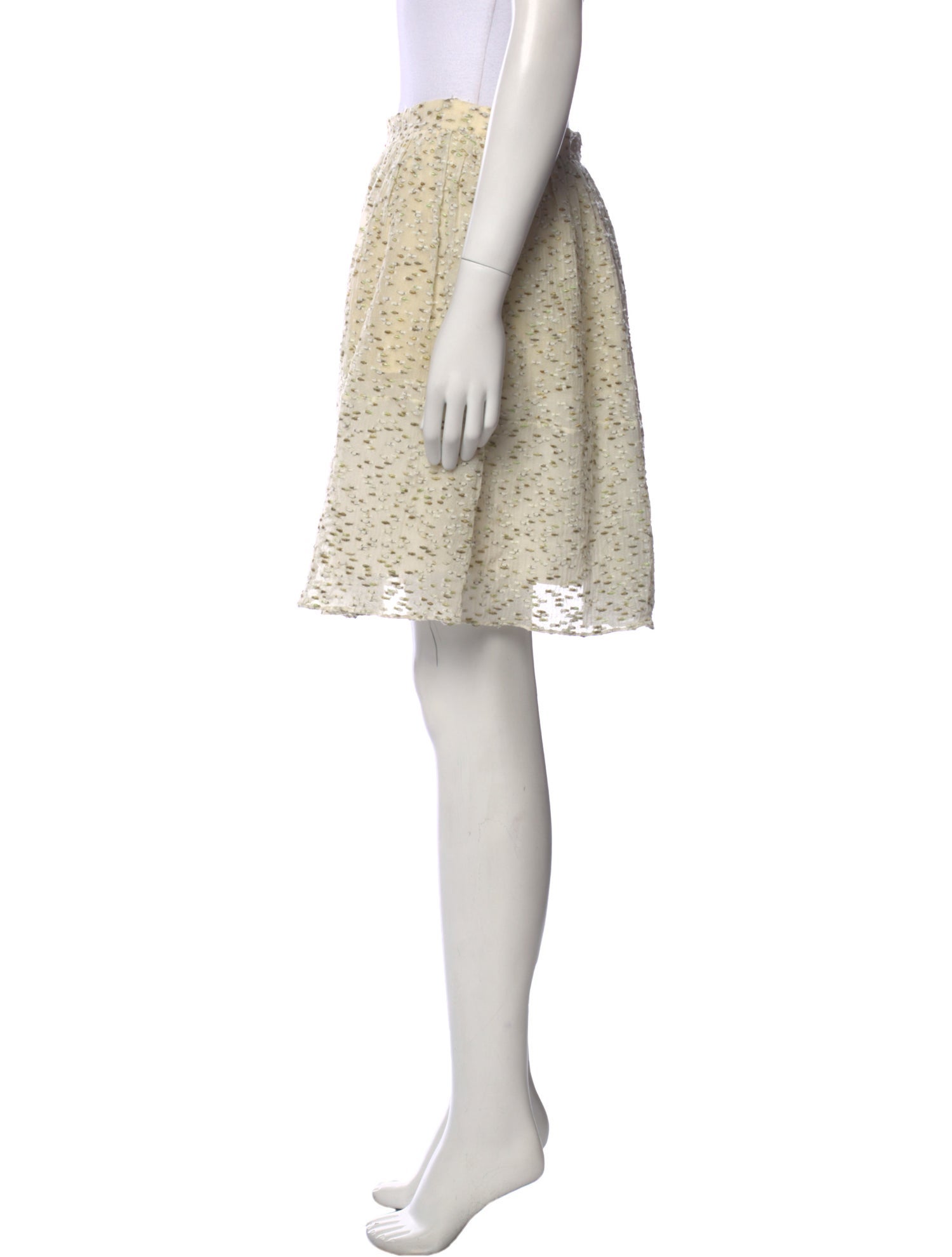 Chloé Silk Knee-Length Skirt