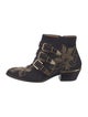 Chloé Suede Studded Accents Boots