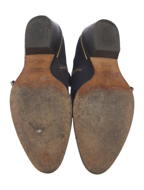 Chloé Suede Studded Accents Boots