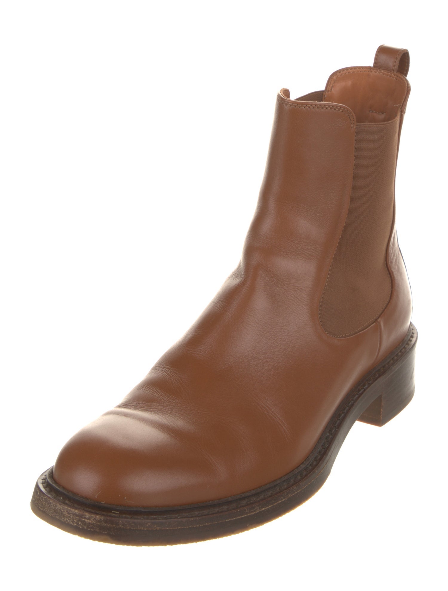 Chloé Leather Chelsea Boots