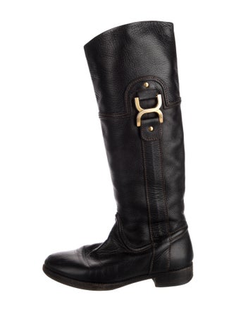 Chloé Leather Riding Boots
