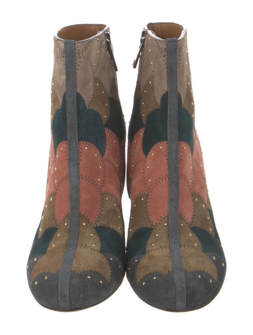 Chloé Suede Printed Boots