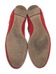 Chloé Suede Scalloped Accent Ballet Flats