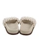 Chloé Leather Braided Accents Slides