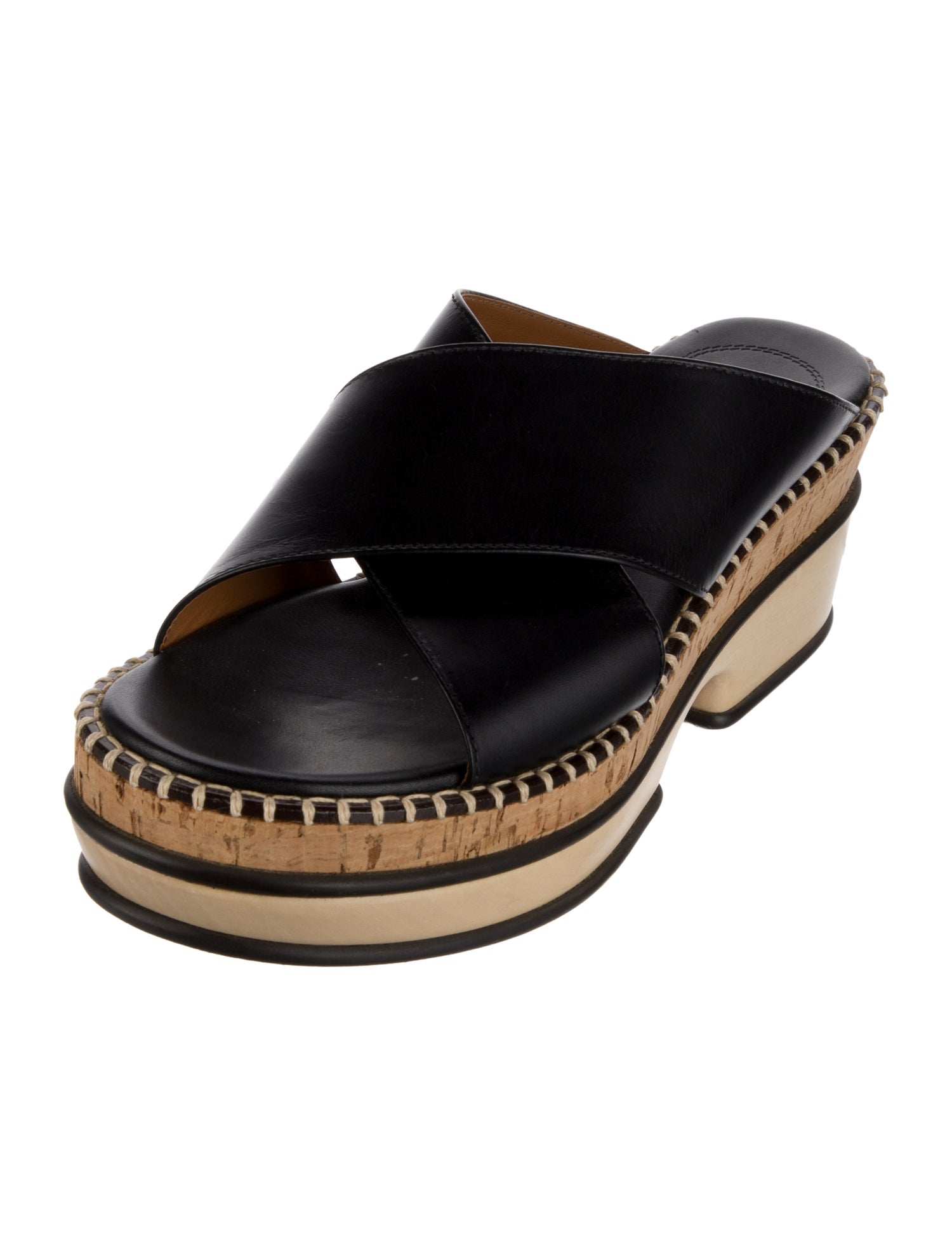 Chloé Leather Slides