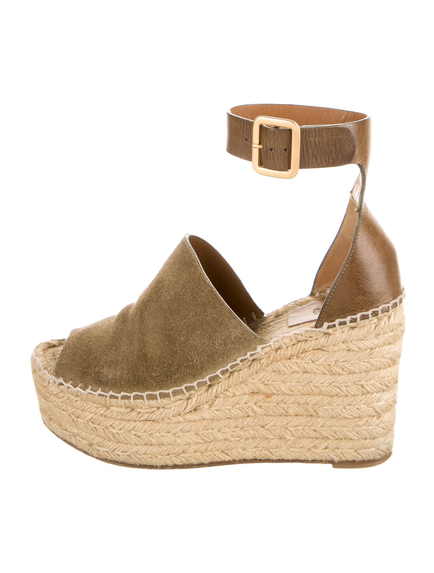 Chloé Suede Espadrilles