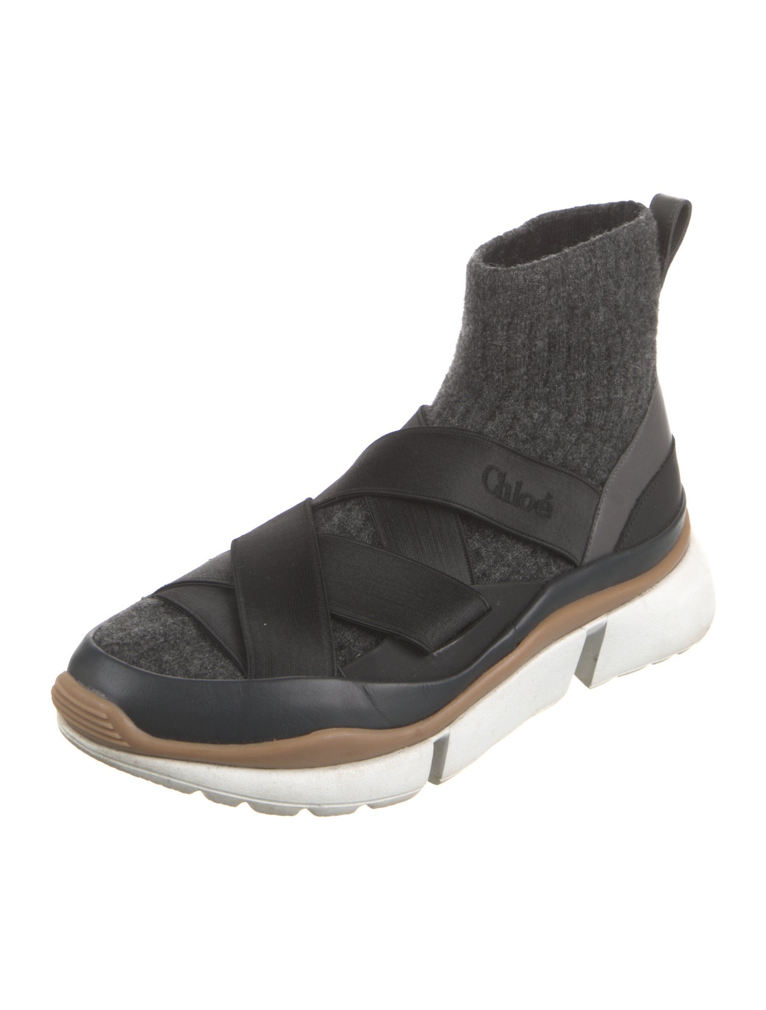 Chloé Wool Sock Sneakers