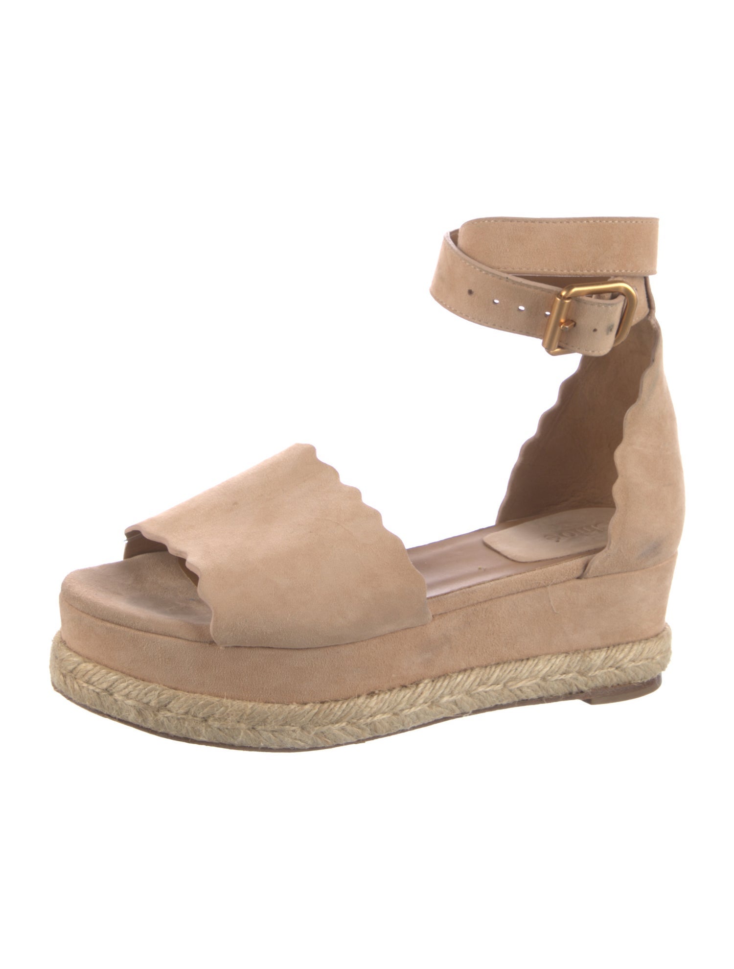 Chloé Suede Espadrilles