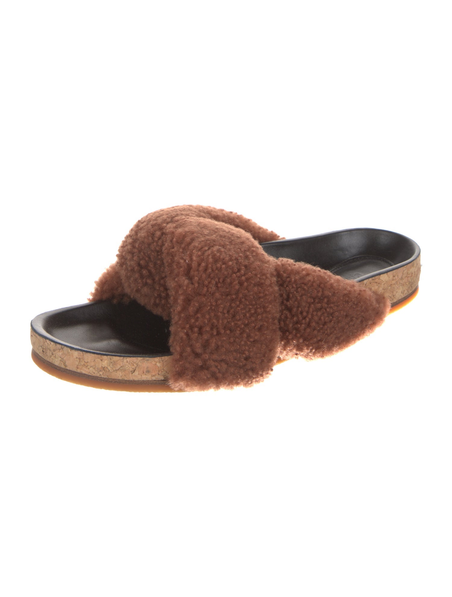 Chloé Shearling Slides