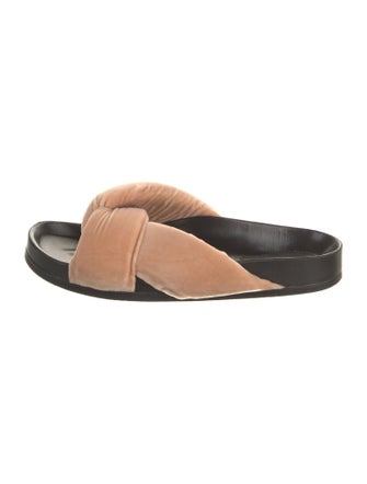 Chloé Velvet Slides