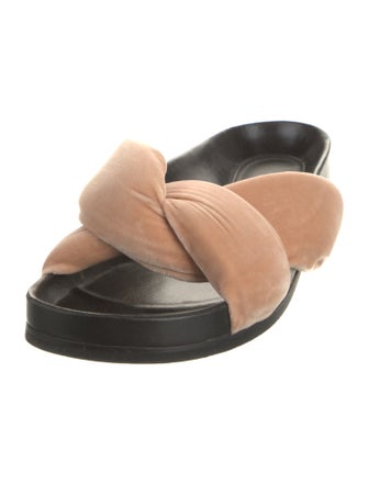 Chloé Velvet Slides