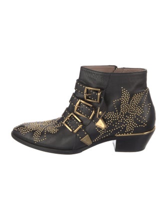 Chloé Leather Patterned Boots