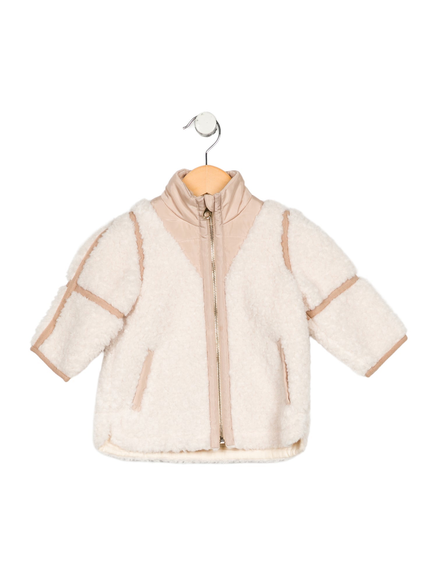 Chloé Girls' Sherpa Fleece Jacket