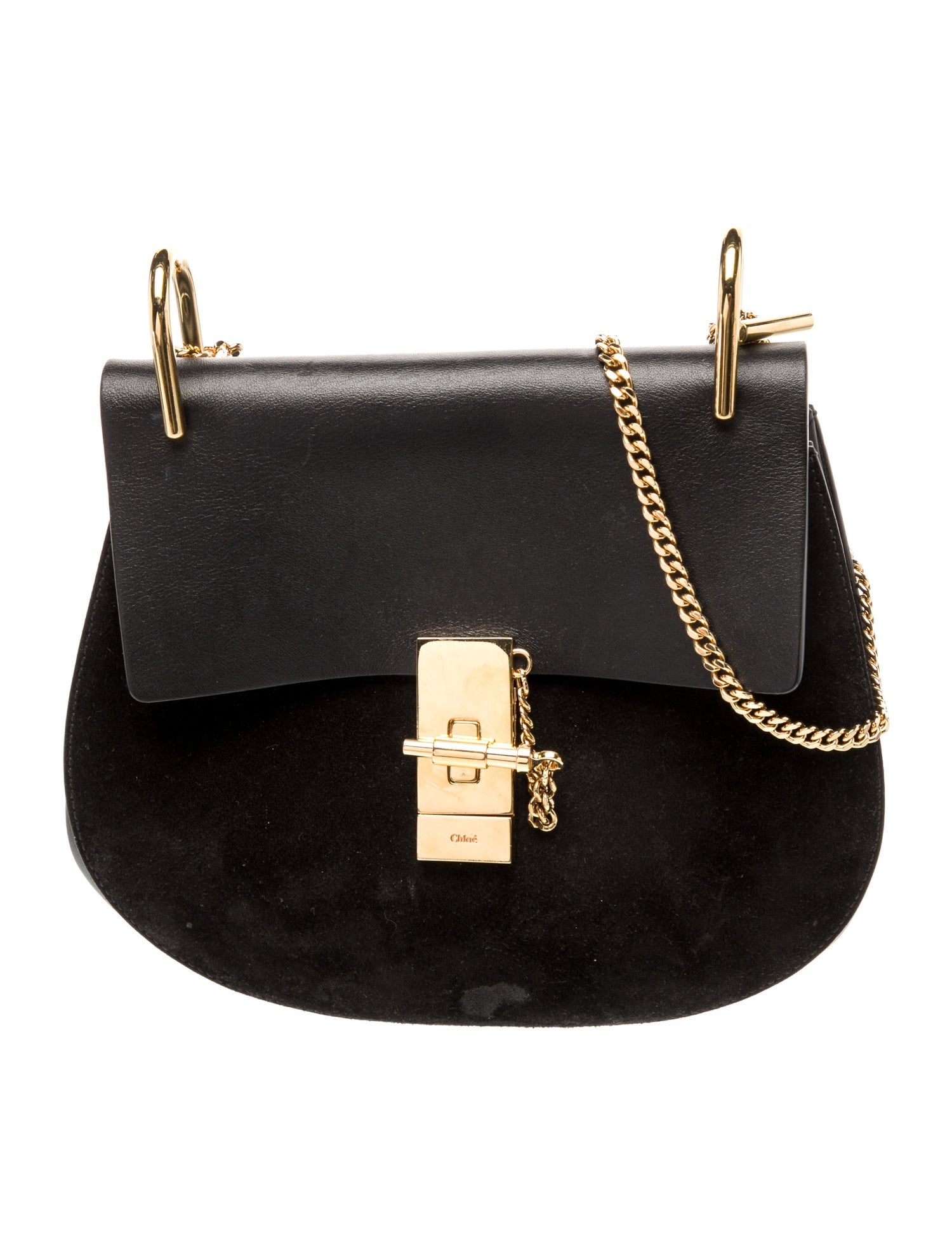 Chloé Leather Drew Crossbody Bag