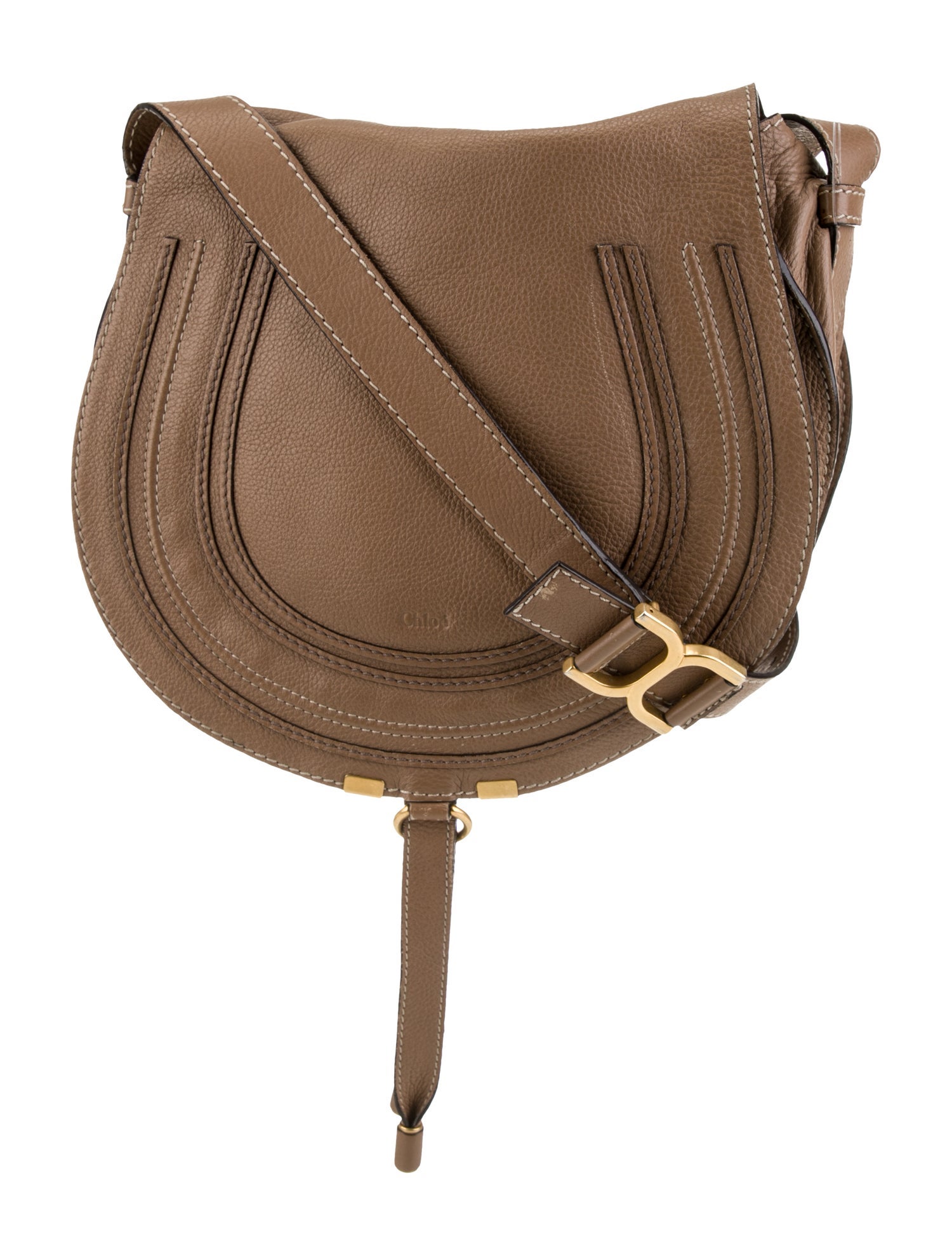 Chloé Leather Marcie Shoulder Bag Small