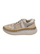 Chloé Tweed Pattern Sneakers