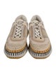 Chloé Tweed Pattern Sneakers