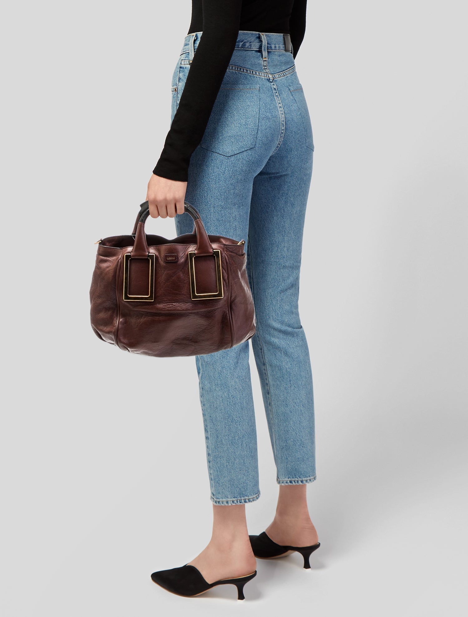 Chloé Leather Top Handle Bag