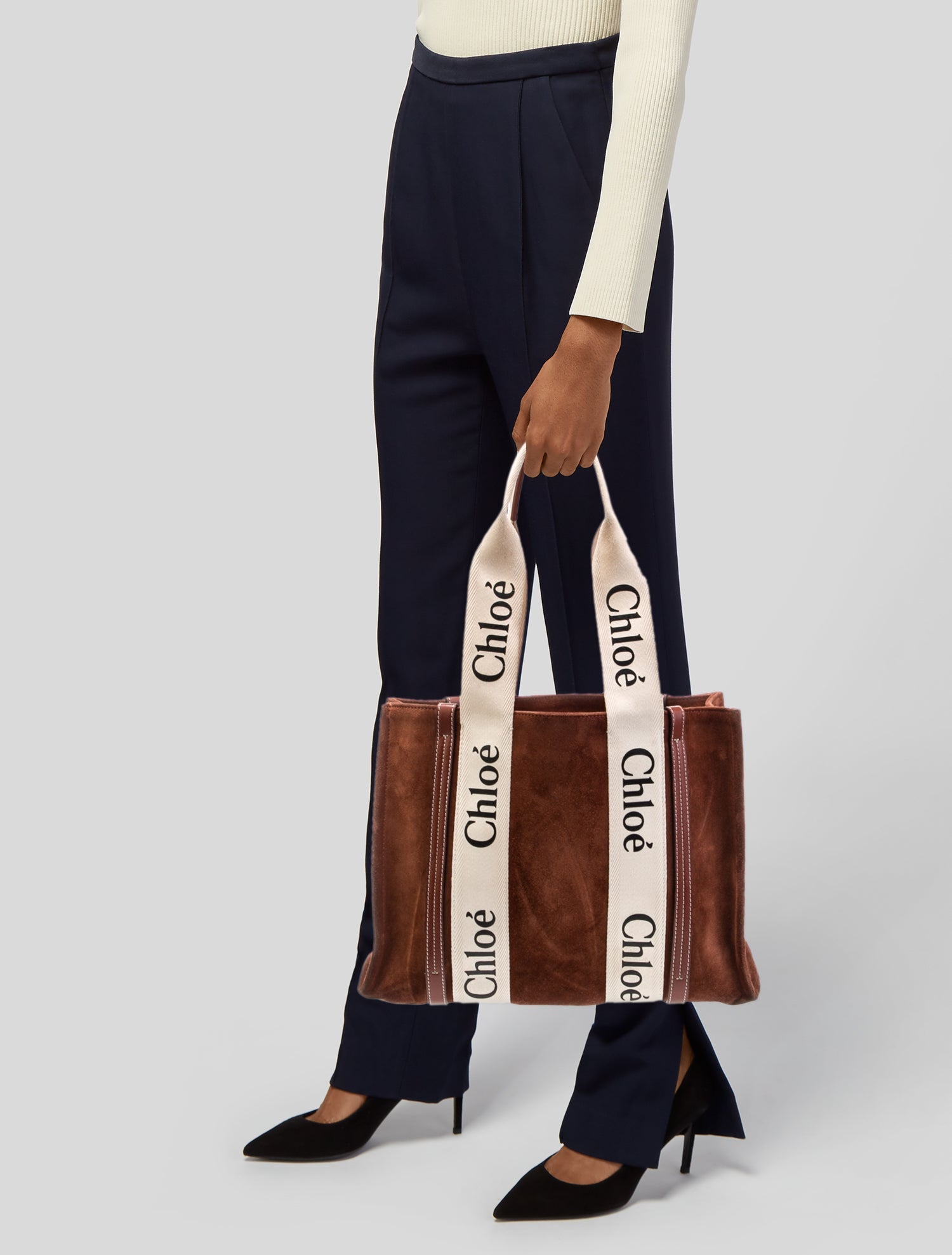 Chloé Canvas Shoulder Bag