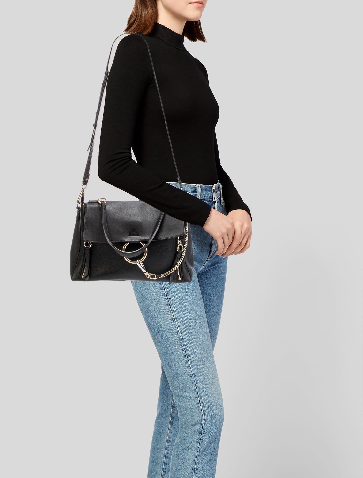 Chloé Leather Top Handle Bag