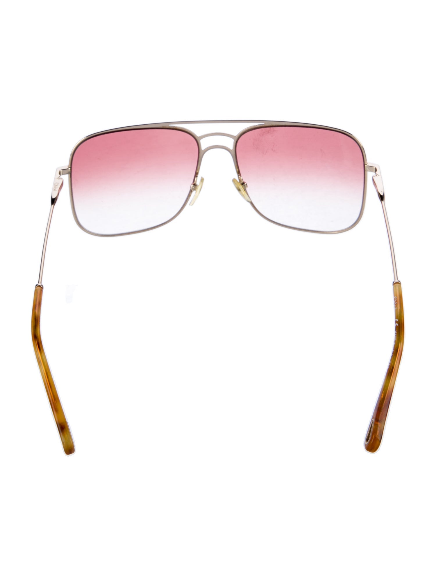 Chloé Aviator Gradient Sunglasses