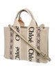 Chloé Canvas Small Woody Tote Bag