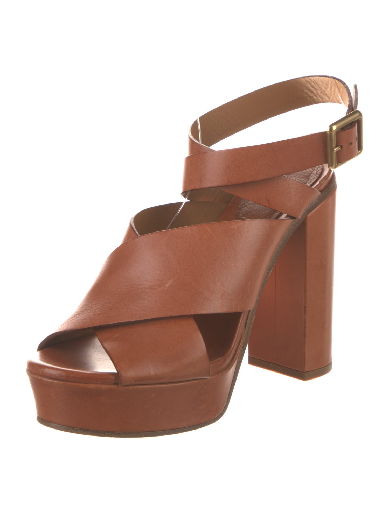 Chloé Leather Slingback Sandals