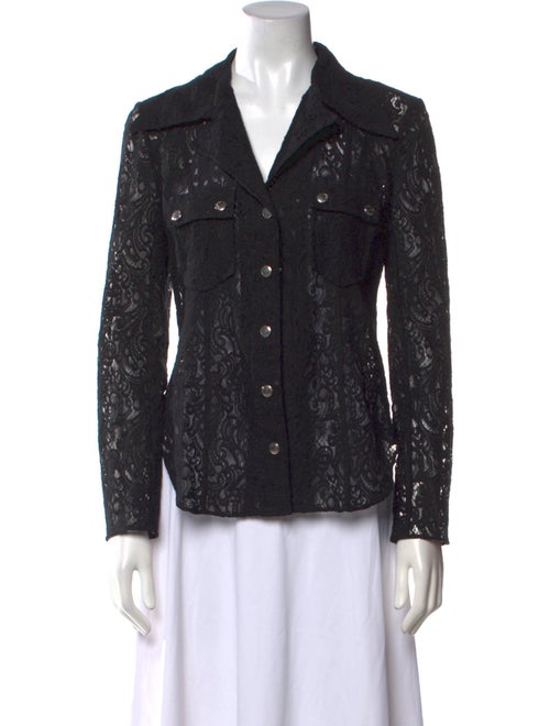 Chloé Lace Lace Pattern Button-Up Top