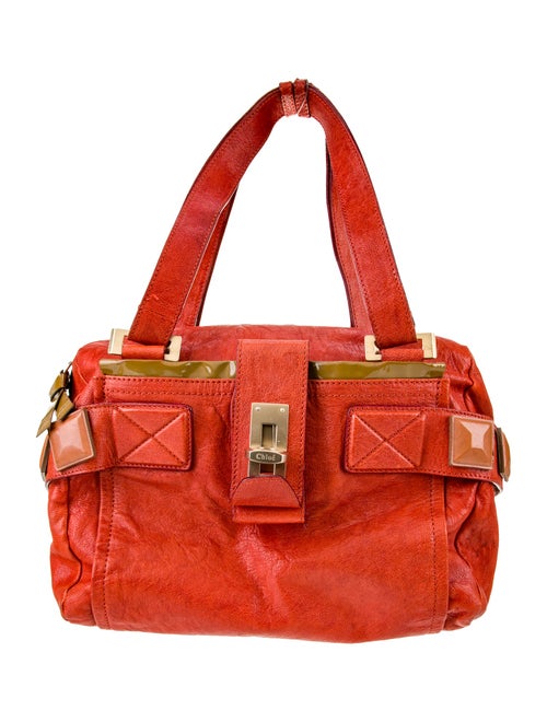 Chloé Leather Top Handle Bag