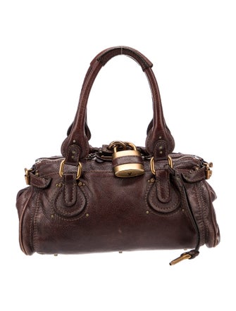 Chloé Leather Chloe Dark Brown Leather Paddington