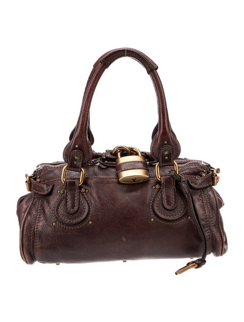 Chloé Leather Chloe Dark Brown Leather Paddington