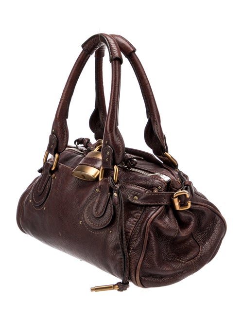 Chloé Leather Chloe Dark Brown Leather Paddington