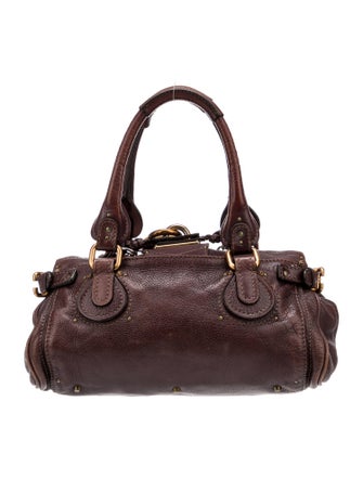 Chloé Leather Chloe Dark Brown Leather Paddington