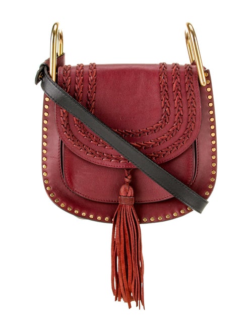 Chloé Leather Chloe Sienna Red Braided