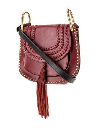 Chloé Leather Chloe Sienna Red Braided