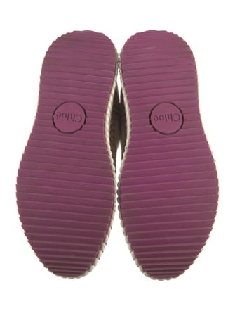 Chloé Colorblock Pattern Sneakers