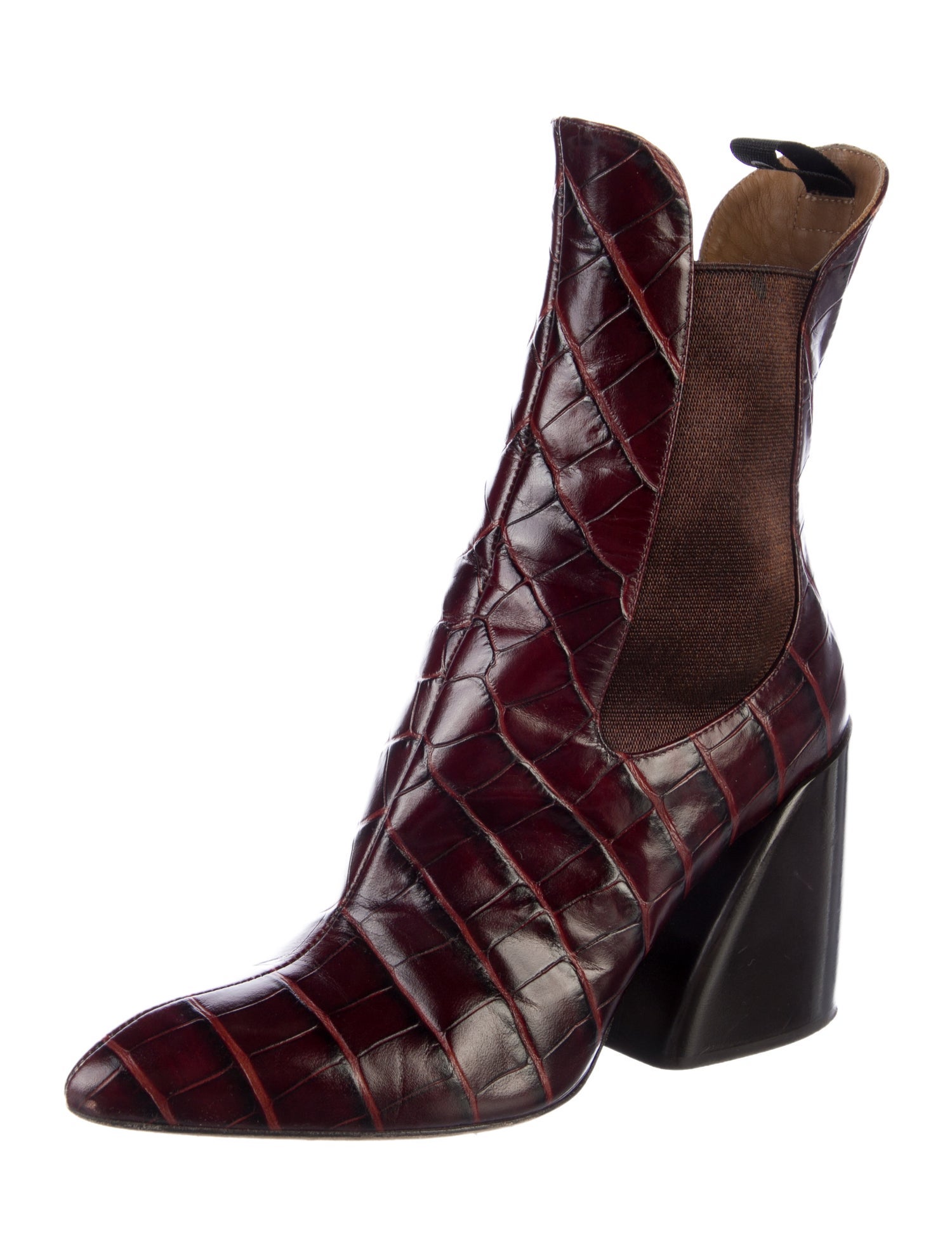 Chloé Leather Chelsea Boots