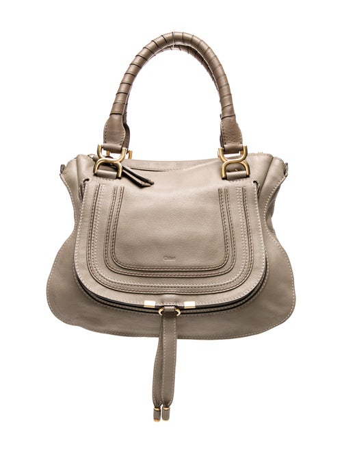 Chloé Leather Marcie Shoulder Bag Medium