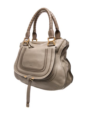 Chloé Leather Marcie Shoulder Bag Medium