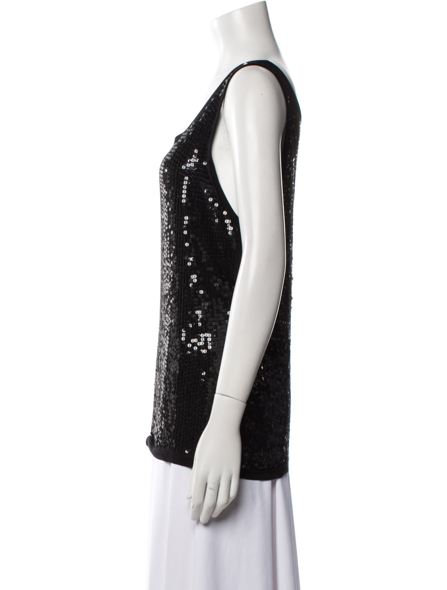 Chloé Scoop Neck Sleeveless Top