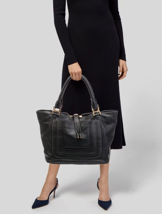Chloé Leather Marcie Shoulder Bag Medium