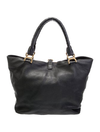 Chloé Leather Marcie Shoulder Bag Medium