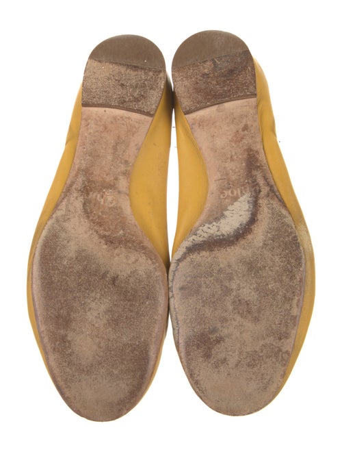Chloé Leather Scalloped Accent Ballet Flats
